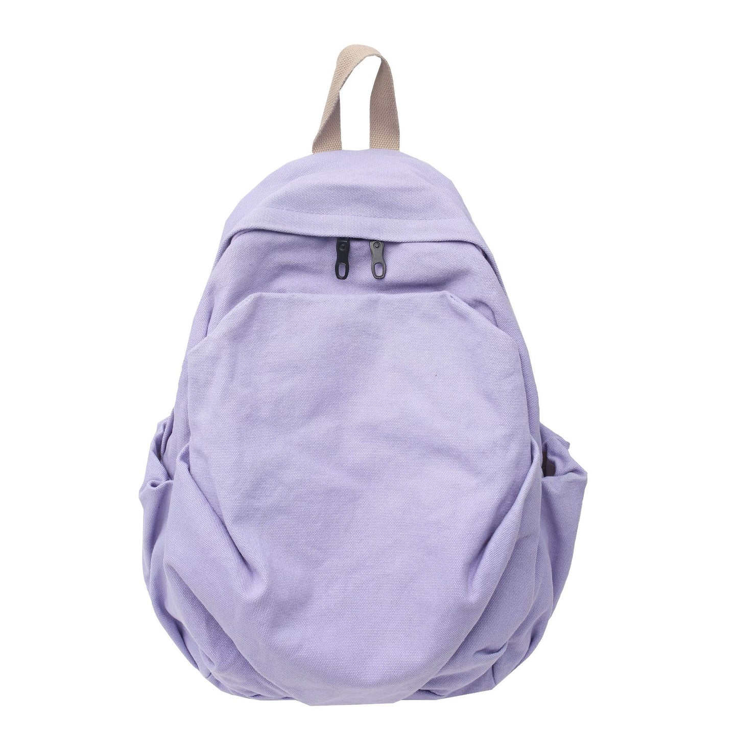 Trend Solid Color Female Class Simple Backpacks