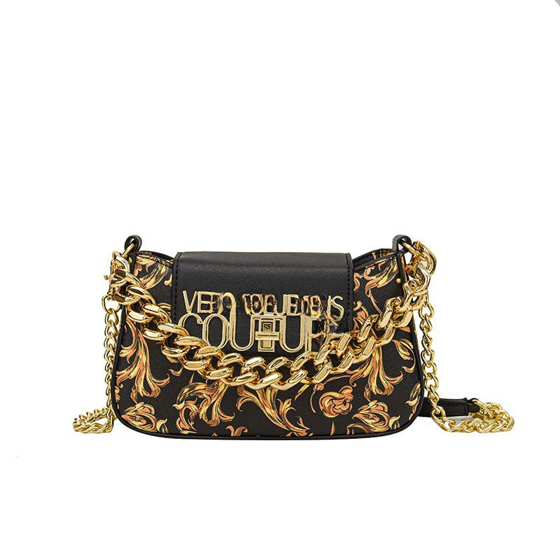 Women's Fashionable Fashion Printed Western Style Textured Shoulder Bags