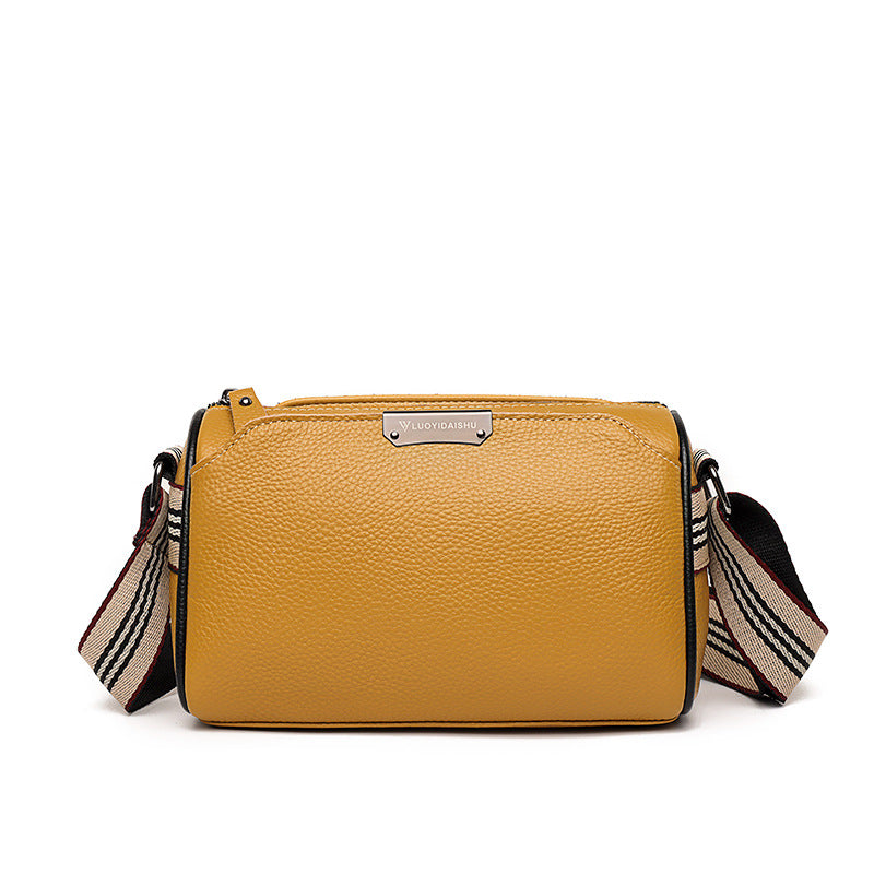 Women's Leather Fashion Large Capacity Female Soft Shoulder Bags