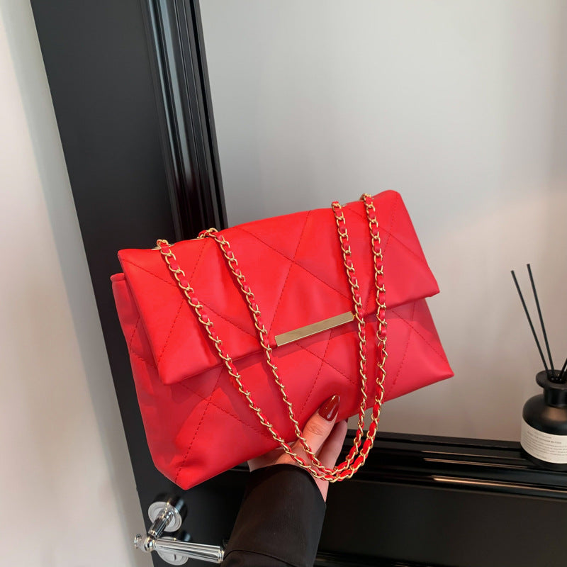 Beautiful Summer Embroidery Thread Personality Trend Women's Shoulder Bag