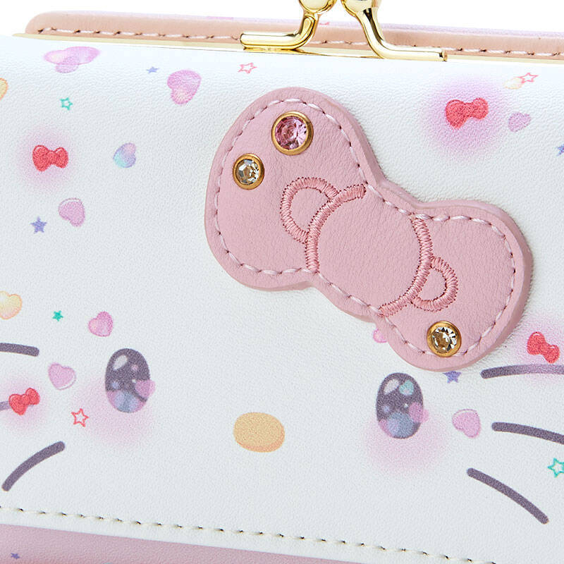 Short 2 Fold Cat Shape Zipper Ladies Wallet