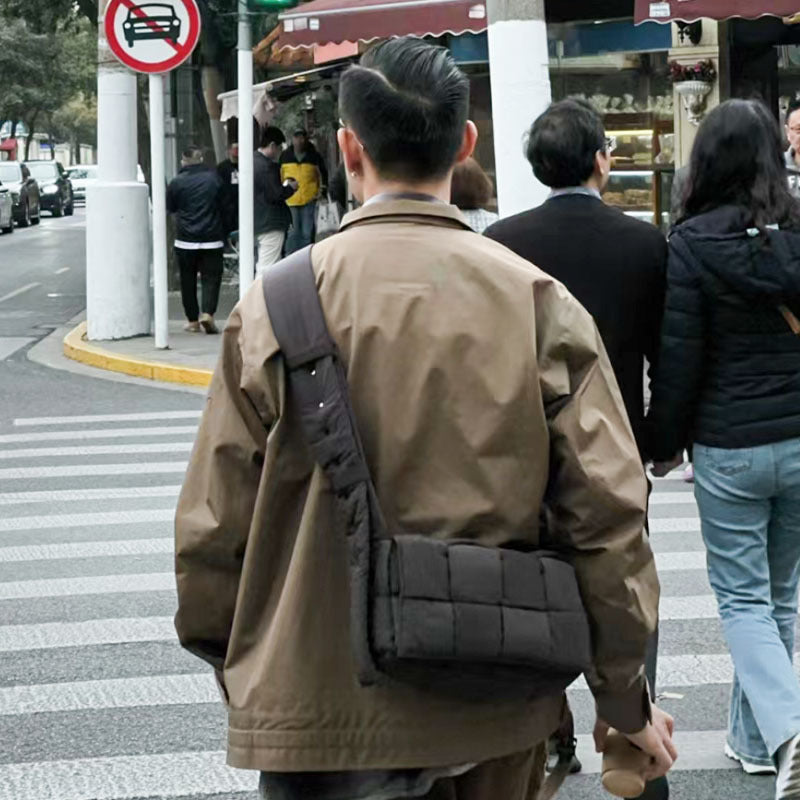 Sponge Down Woven Pillow Design High-grade Crossbody Bags