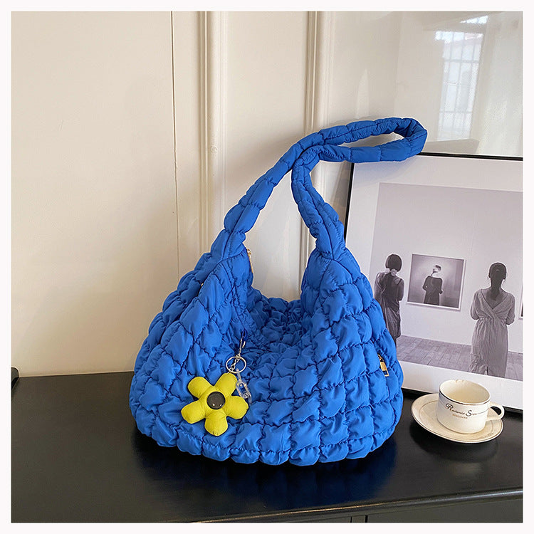 Women's Korean Style Cloud Fashion Large Capacity Small Square Bags