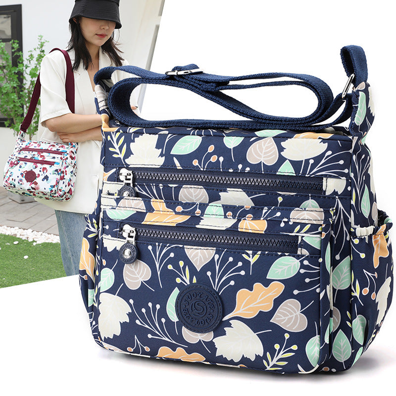 Women's Printed Nylon Canvas Mother Fashion Women's Messenger Bag
