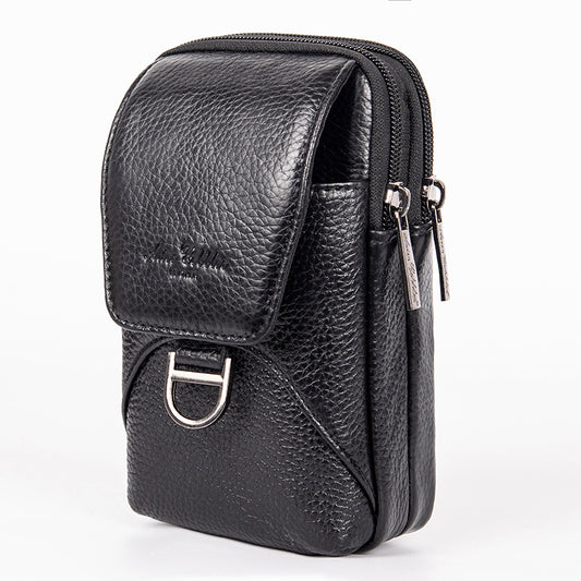 Leather Trend Simple Mid-length Mobile Plaid Phone Bags