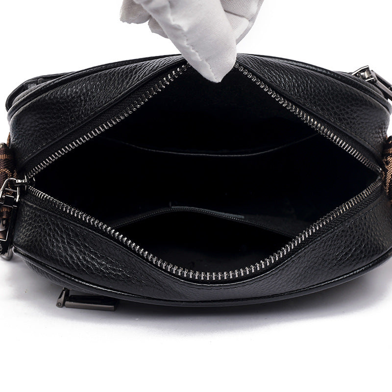 Women's Genuine Leather High-grade Niche Korean Style Trendy Shoulder Bags