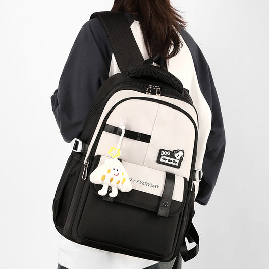 Women's Korean Fashion Large Capacity Junior High Backpacks