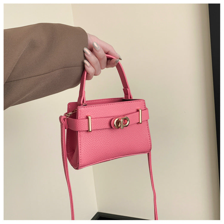 Women's Simple Decorative Texture Light Luxury Solid Color Women's Shoulder Bag