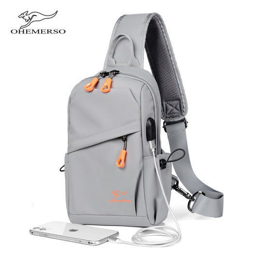 Men's Comfortable Kangaroo Fashion Large Capacity Men's Chest Bags