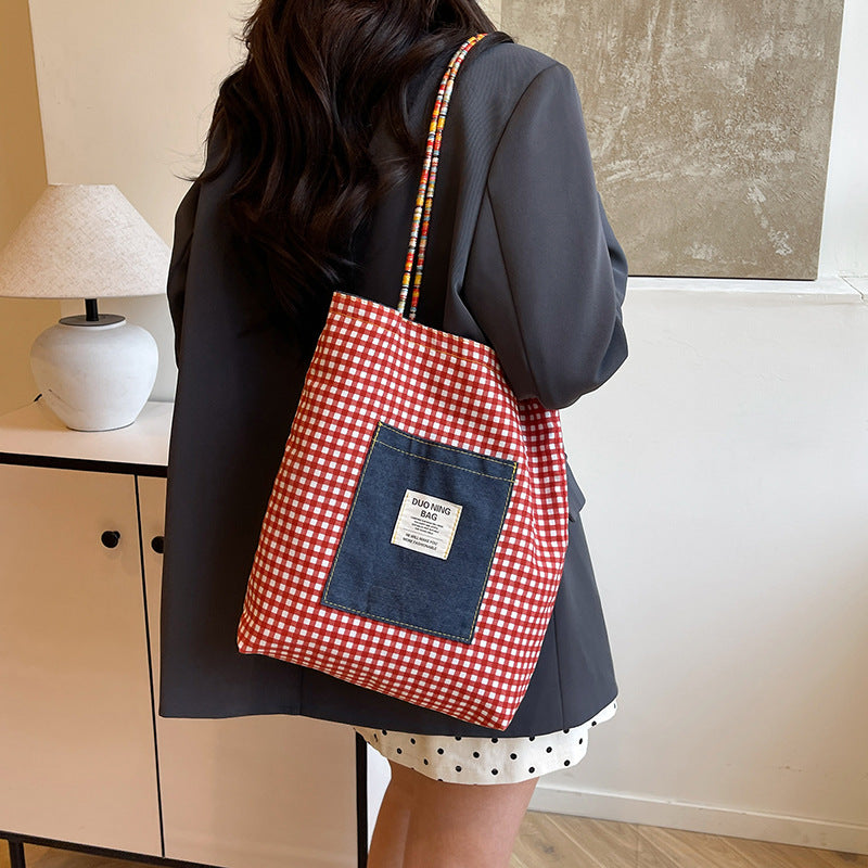 Women's Denim Popular Leisure Large Capacity Class Women's Shoulder Bag