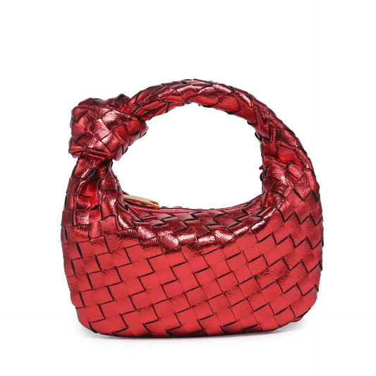 Fashion Trend Dumpling Knotted Hand-woven Croissant Handbags