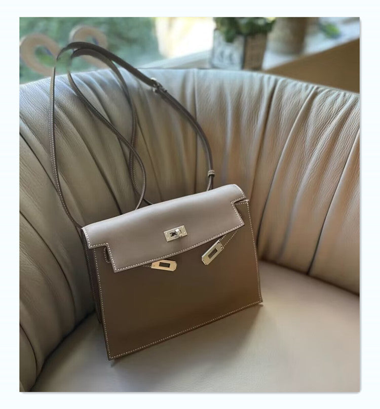 Women's Fantasy Purple Dancing Leather Kelly Bubble Shoulder Bags