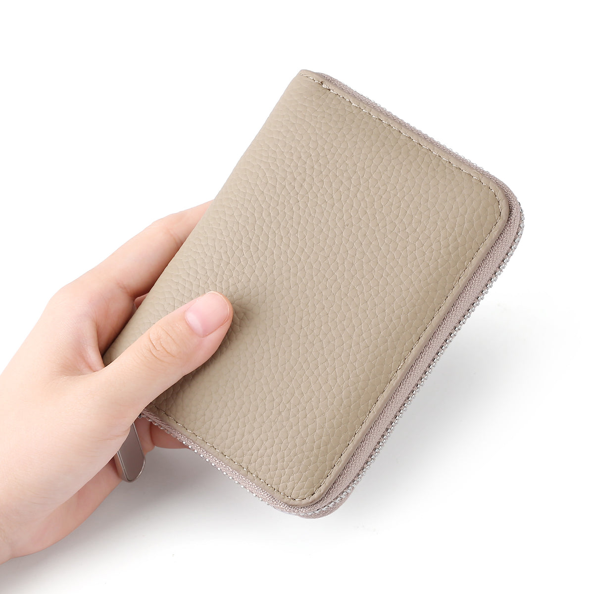 Women's & Men's First Layer Cowhide Short Genuine Leather Coin Purses