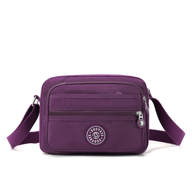 Fashion Neutral Waterproof Nylon Zipper For Women's Messenger Bag