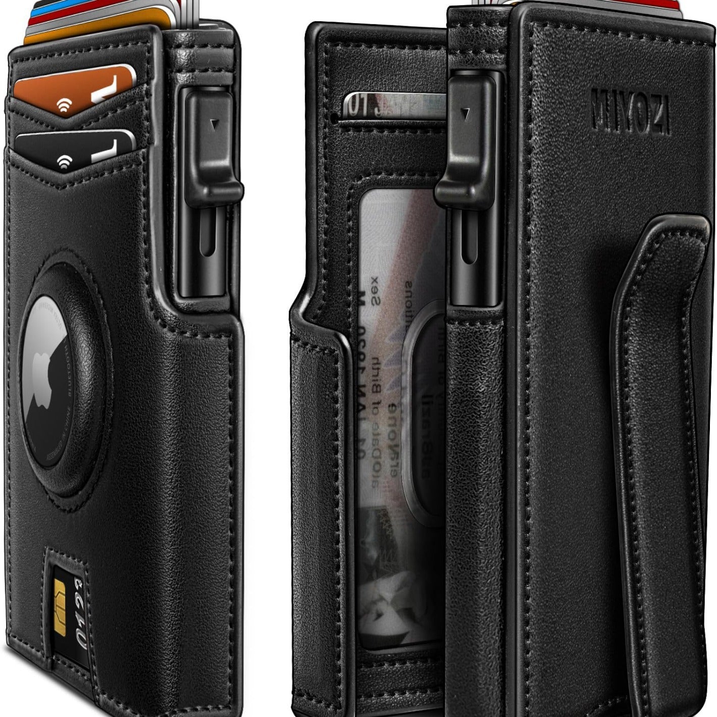 Men's Stylish Carbon Fiber Leather High-grade Men's Wallets