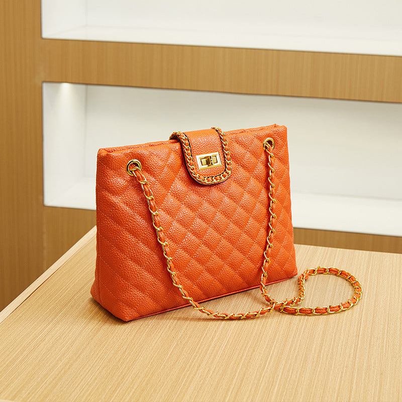 Women's New Large Capacity Fashion Caviar Shoulder Bags
