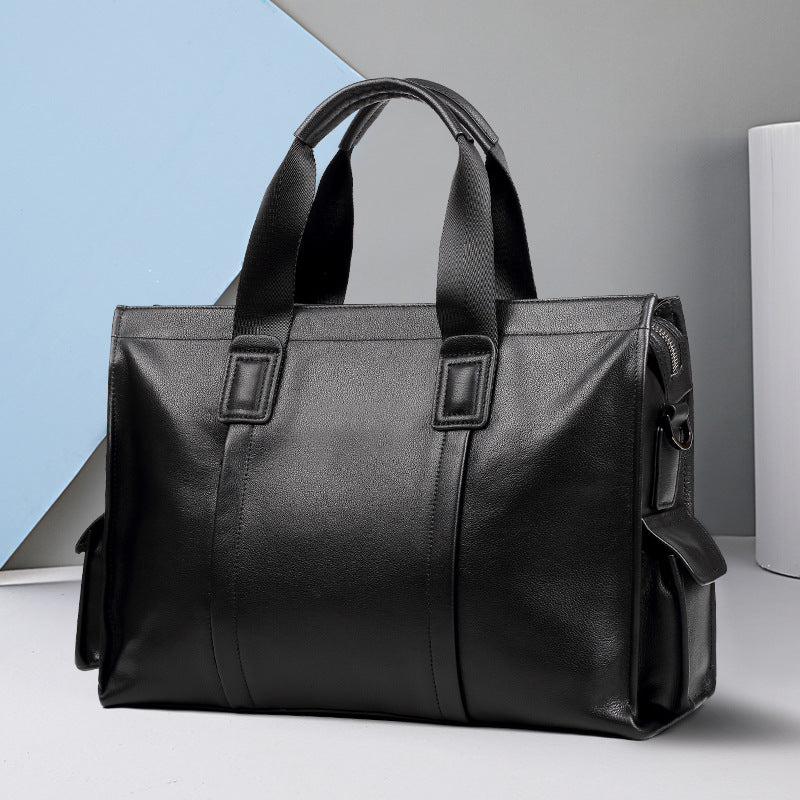 Men's Leather For Cow Computer Business Large Men's Handbags