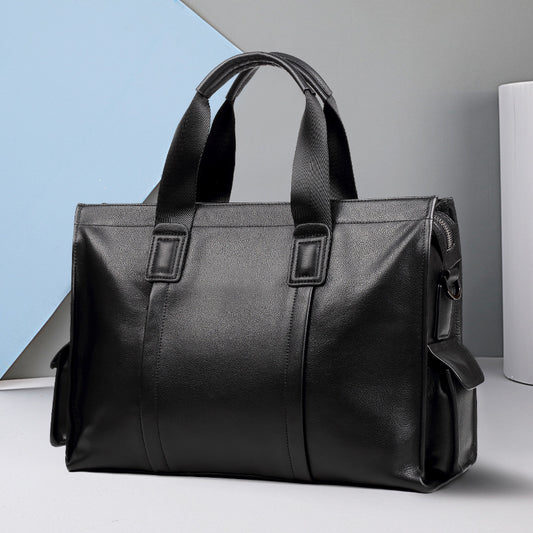 Men's Leather For Cow Computer Business Large Men's Handbags