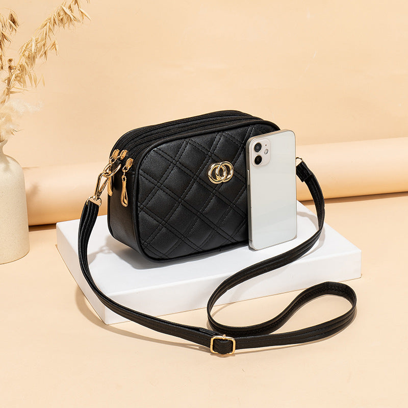 Women's Advanced Texture Embroidered Fashion Large Capacity Bags