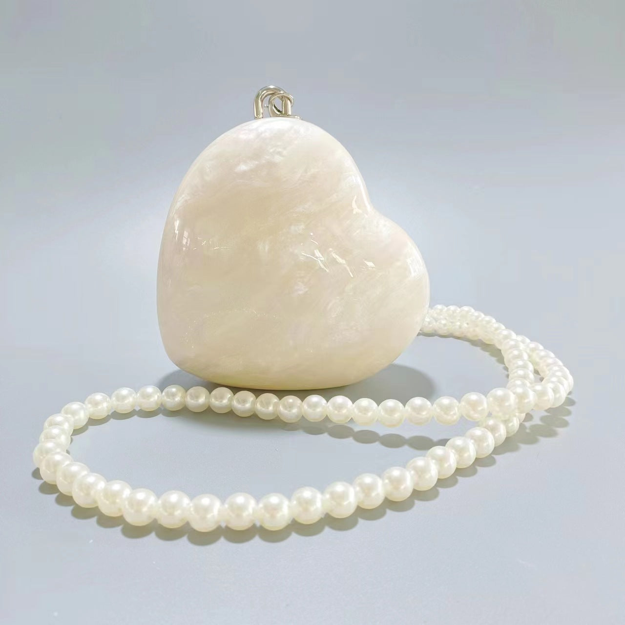 Women's Fashion Heart Shape Acrylic Dinner Banquet Evening Bags