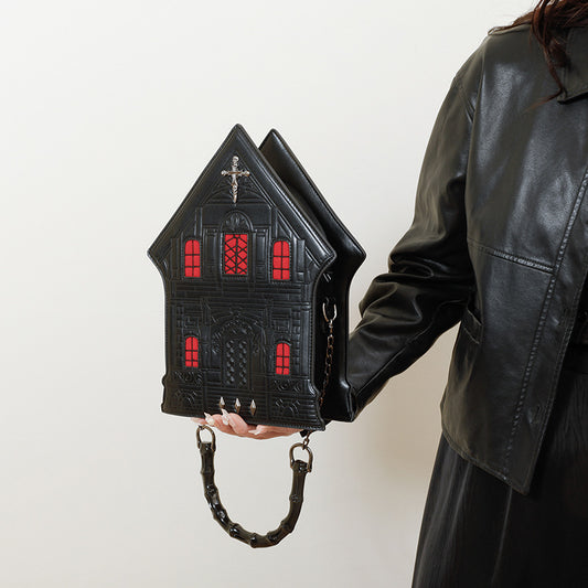 Women's Personalized Creative Fashion Studded House Style Shoulder Bags
