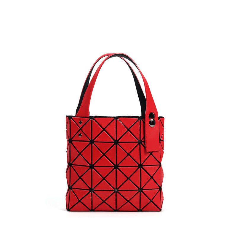 Four Grid Geometric Lifetime Rhombus Hand Handbags