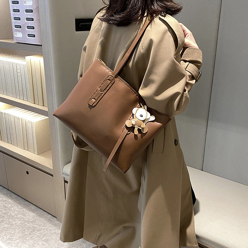 Women's Commuter Retro Large Capacity Totes Homemade Handmade Woven Material Women's Shoulder Bag