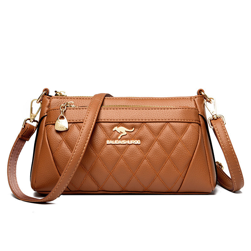 Women's Stylish Diamond Check Fashion Mom Shoulder Bags
