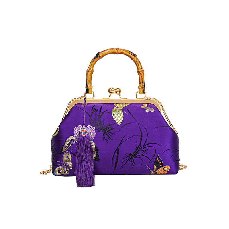 Women's Chinese Style Shell Spring Chain Bamboo Women's Shoulder Bag