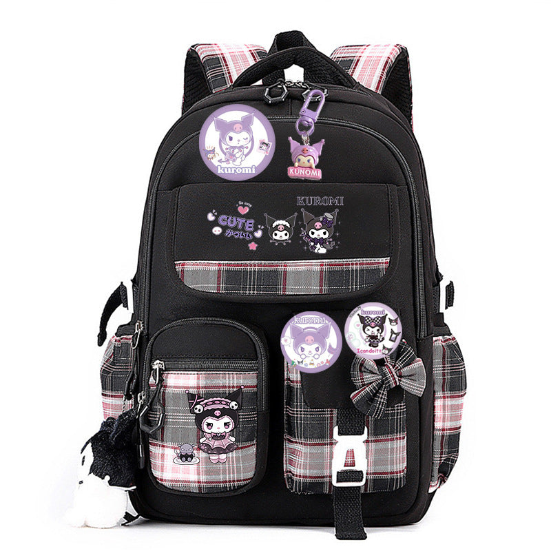 Female Cartoon Cute Portable Burden Alleviation Backpacks