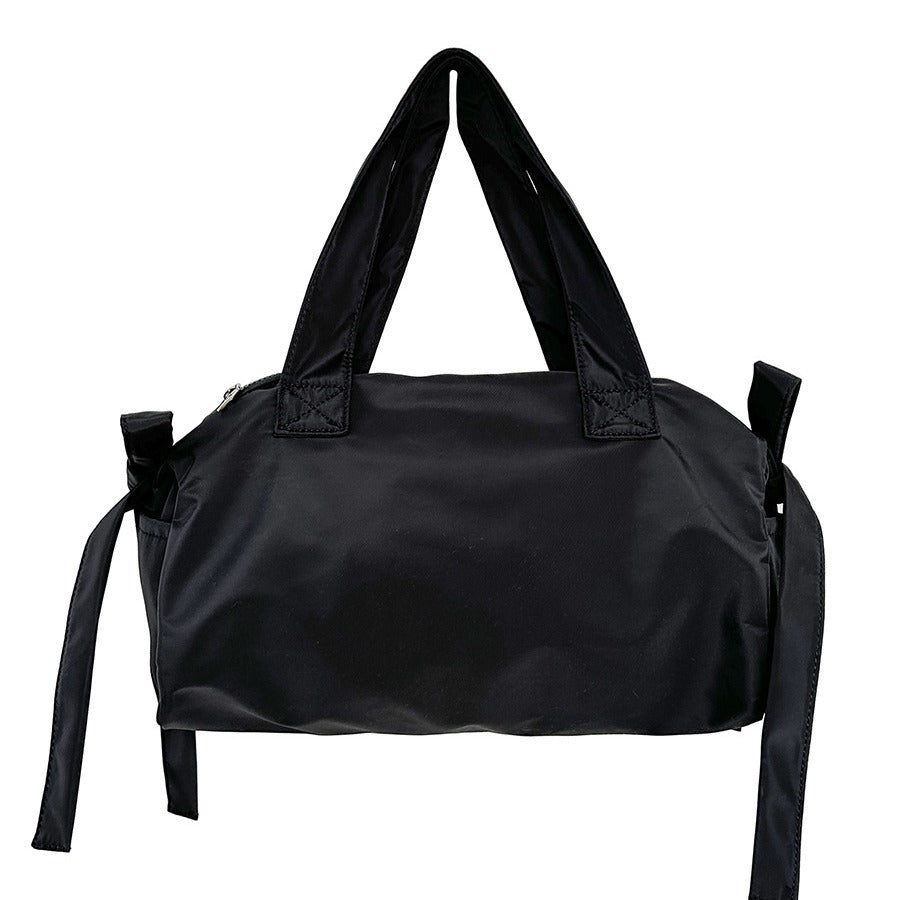 Women's Style Underarm Bow Nylon Large Capacity Shoulder Bags