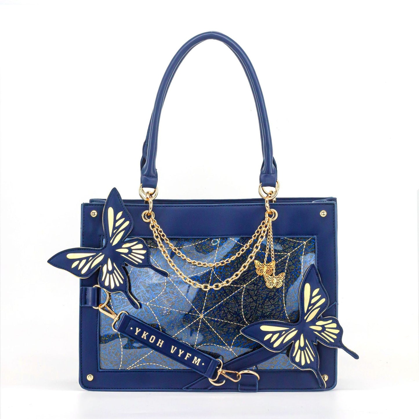 Sier Labyrinth Butterfly Cartoon Cross Body Tote Bags