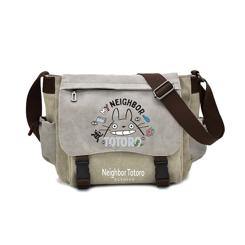 One Piece Human Ghost Blade Totoro Men's Shoulder Bags