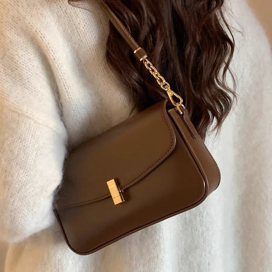 Women's Golden Autumn Image Underarm High-grade Commuter Crossbody Bags