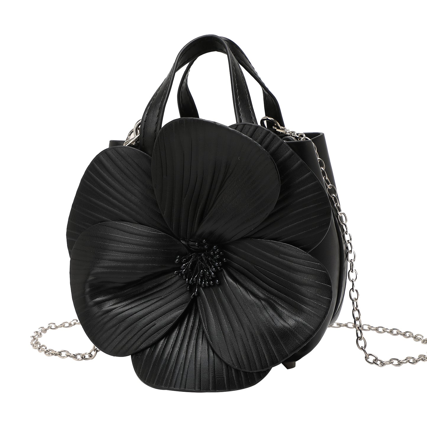 Petals Dinner Flowers Barrel Fashion Trend Evening Bags