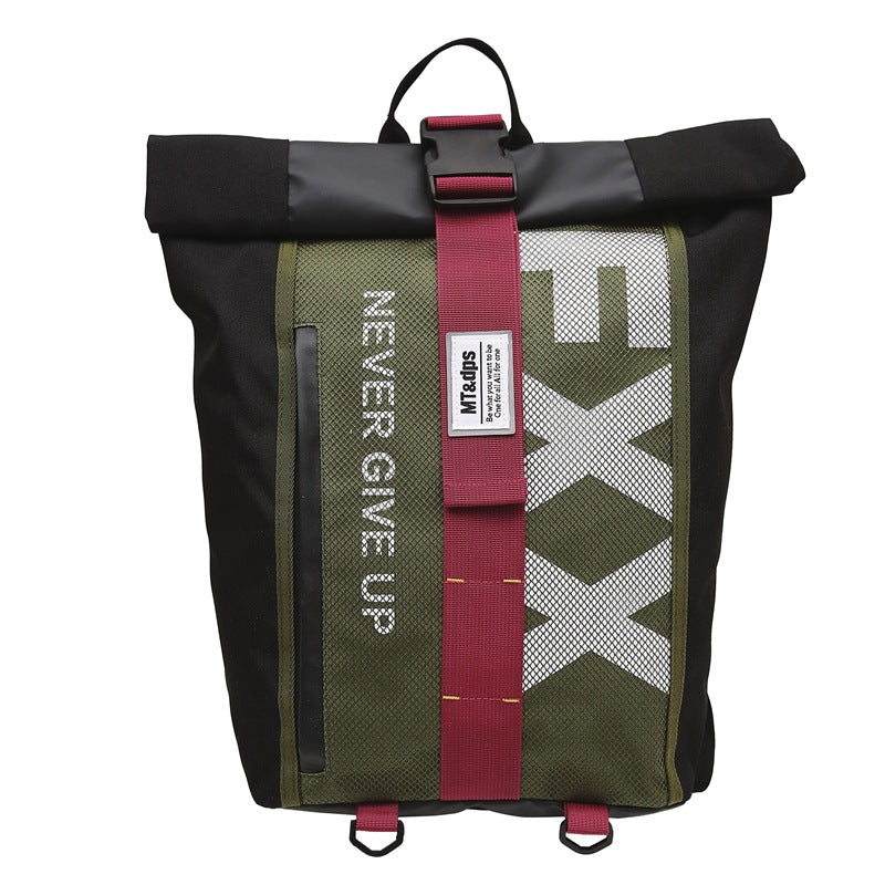 Fashion Unisex Leisure Personalized Contrast Color Backpacks