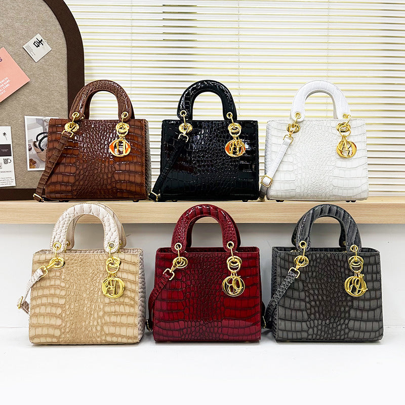 Women's High Quality Crocodile Diana Fashion For Crossbody Bags