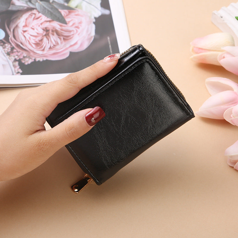 Women's Mini Short Large Capacity Creative Card Holder