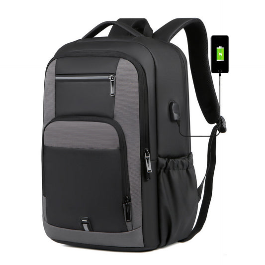Men's Capacity Reflective Computer Commuter Business Portable Backpacks
