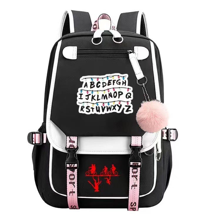 Durable Hell Fire Stranger Things Rechargeable Backpacks