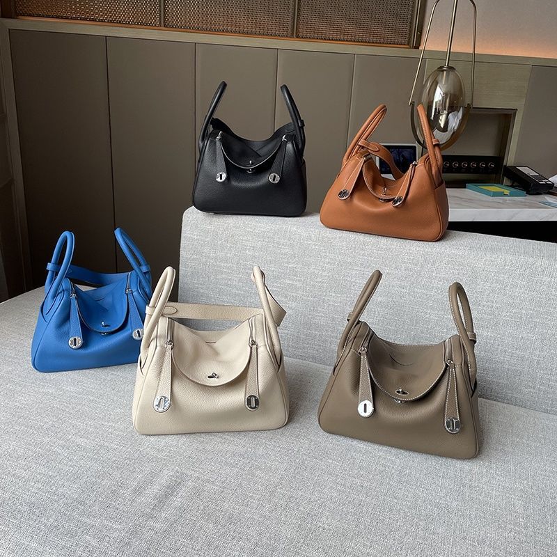 Women's Lindy First Layer Cowhide Underarm Soft Genuine Leather Large Capacity Women's Handbag