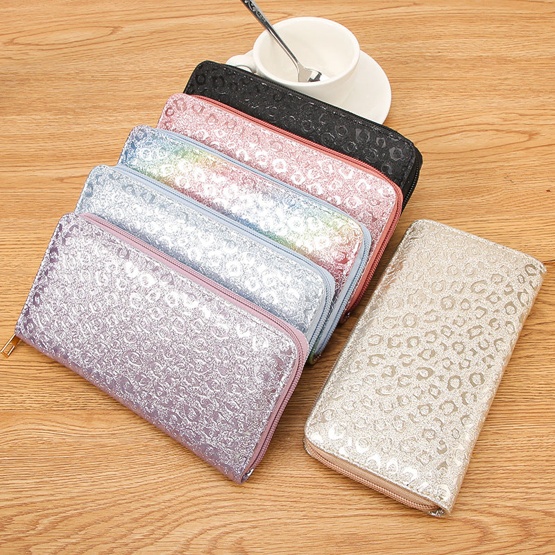Versatile Women's Long Zip Clutch Mobile Purses
