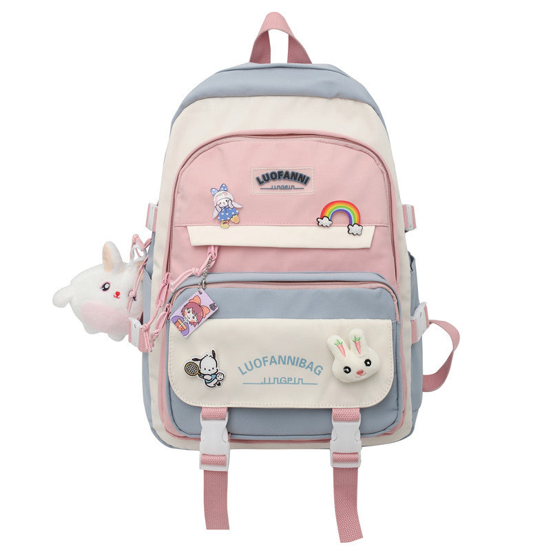 Leisure Junior High Female College Korean Backpacks