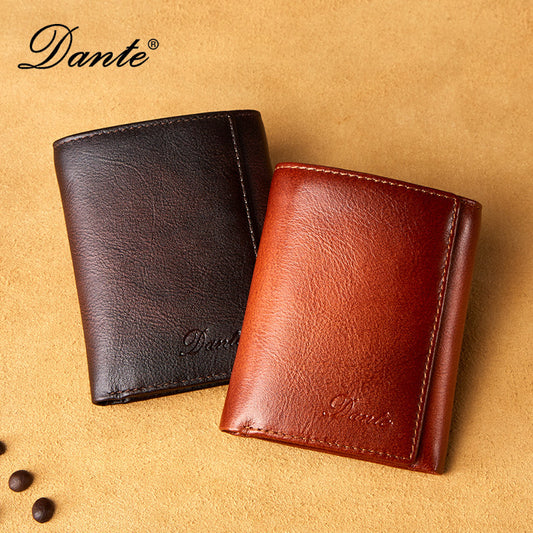 Man Credit First Layer Cowhide Multiple Men's Wallets