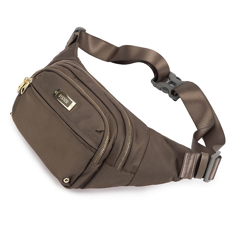 Women's Oxford Cloth Canvas Running Cell Summer Waist Packs
