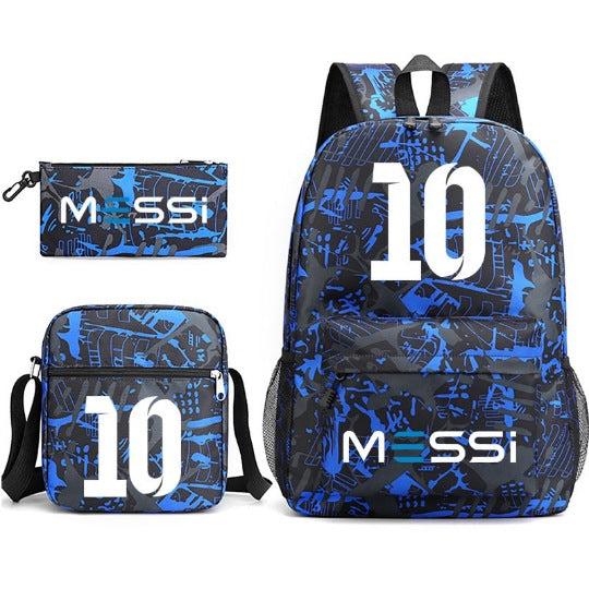 Durable Leo Massey Peripheral Printed Pencil Middle School Students' Schoolbags
