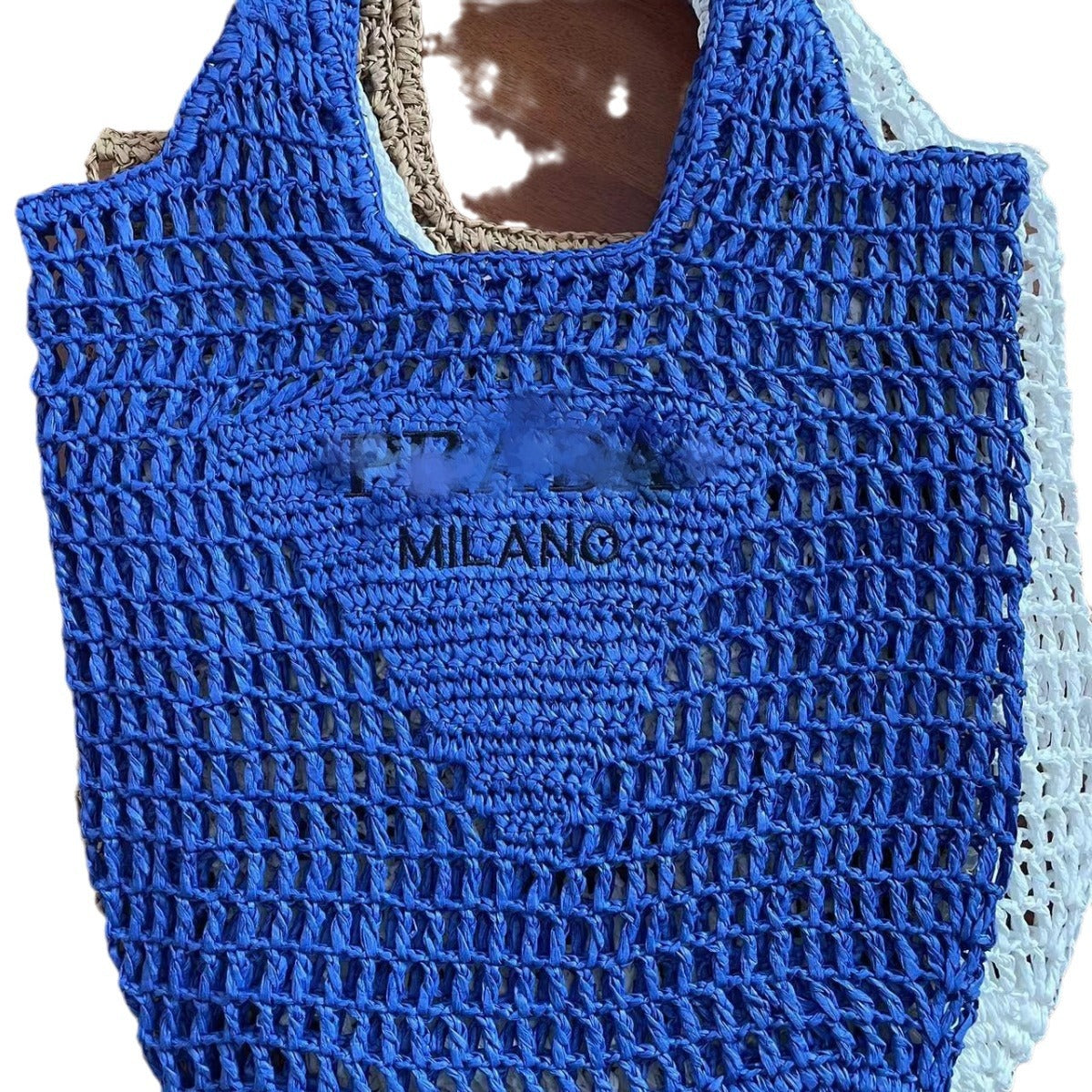 Round Net Pocket Goddess Underarm Straw Shoulder Bags