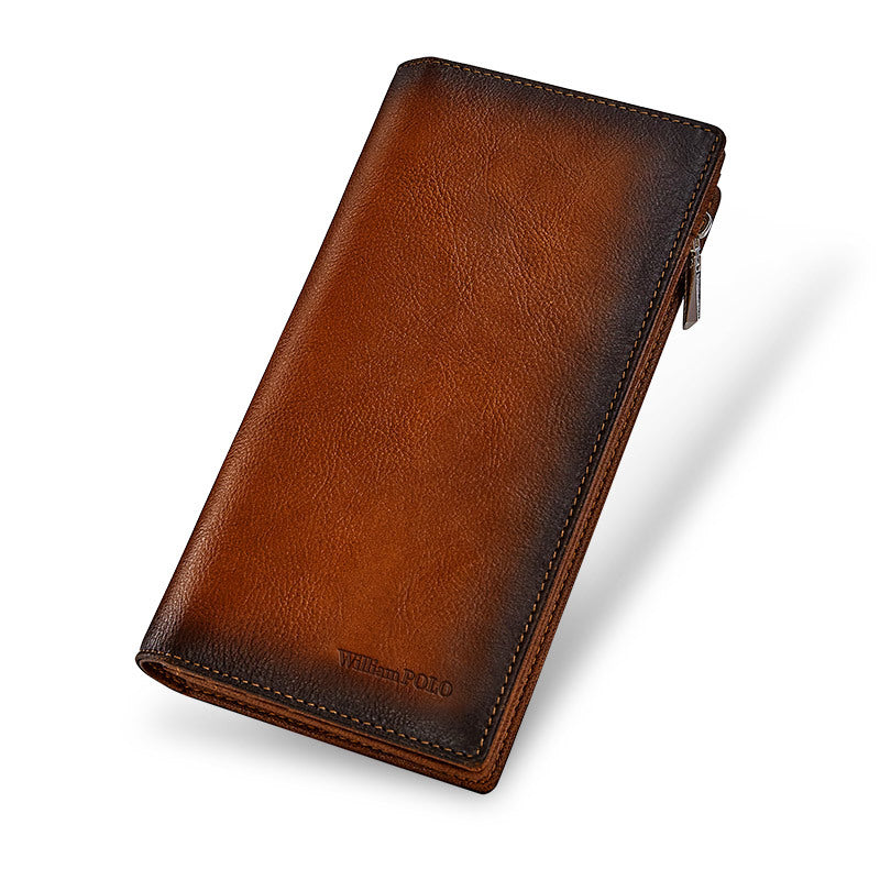 Men's Emperor Paul Genuine Leather Long Vintage Men's Wallet