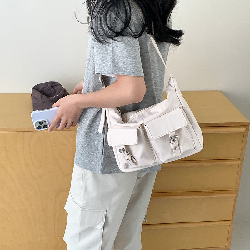 Women's High-grade Trendy Nylon Cloth Fashionable Large Bags