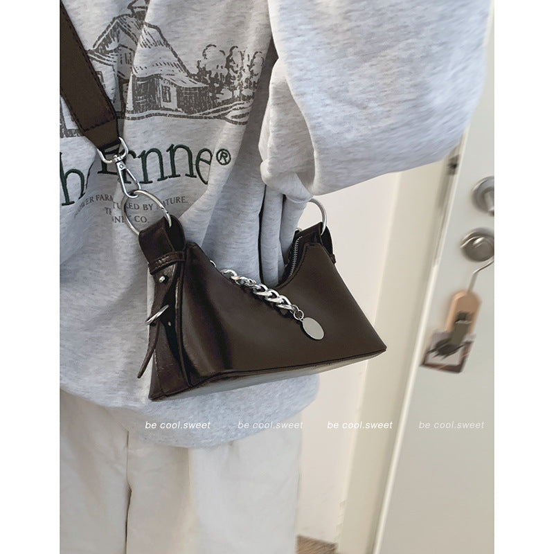 Women's French Minority High-grade Chain Trendy Small Square Bags